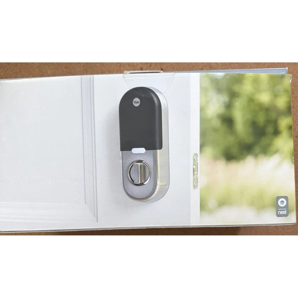Nest X Yale Lock (Satin Nickel Finish) Smart Lock With Nest Connect Included New